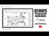 Video thumbnail for 3 WAYS on How To measure or Calculate Room Areas | ArchiCAD Tutorial