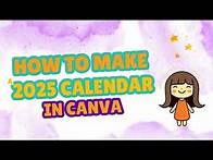 Video thumbnail for 2025 Floral Calendar Template using Canva