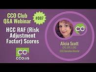 Video thumbnail for HCC RAF (Risk Adjustment Factor) Scores