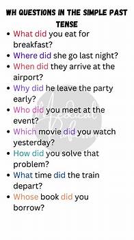 Video thumbnail for "10 WH Questions in Simple Past Tense | Improve Your English Grammar 📝📚"