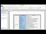 Video thumbnail for Alphabetize a Column in A Table (or sort) - Word Document