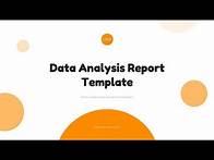 Video thumbnail for Data Analysis Report Sample PPT Template Free Download