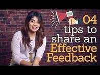 Video thumbnail for How to give an effective feedback? Business Communication & Personality Development skills