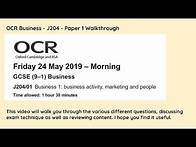 Video thumbnail for OCR GCSE (J204) Paper 1 walkthrough