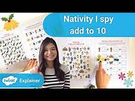 Video thumbnail for Nativity I Spy and Add to 10 Activity