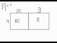 Video thumbnail for Multiplying 2-digit by 1-digit (BOX METHOD)