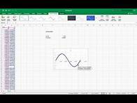 Video thumbnail for How to graph a sine wave in Excel