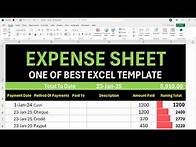Video thumbnail for Free Excel Expense Report Templates | Track Your Expenses Easily
