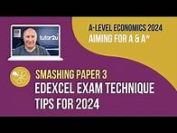 Video thumbnail for Exam Technique Tips for Edexcel A-Level Economics Paper 3 2024