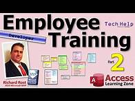 Video thumbnail for Tracking Employee Training and/or Certifications in Microsoft Access, Part 2