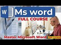 Video thumbnail for Master Microsoft Word: Beginner to Expert | Complete MS Word Training Tutorial
