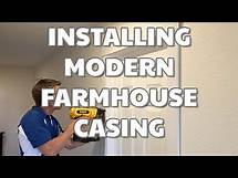 Video thumbnail for How to Install Modern Farmhouse Door Casing | HOMEfix How-to