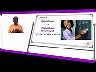 Video thumbnail for Importance of Educational Psychology to Teacher Education