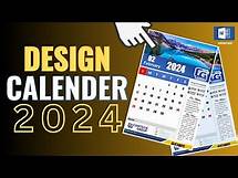 Video thumbnail for 🔥 How to Design a Calendar in MS Word | Design Calendar 2024