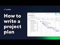 Video thumbnail for How To Write a Project Plan (Template)