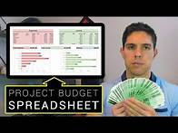 Video thumbnail for How to make a project budget spreadsheet