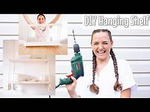 Video thumbnail for DIY RENTER FRIENDLY SHELF! | no holes in wall + kmart hack + diy reed diffuser