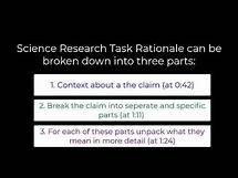 Video thumbnail for How to Write a Rationale for a Research Task (Science/Physics)