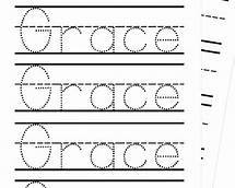 Video thumbnail for Custom Name Tracing Worksheet, Handwriting Practice, Name Writing, Printable Handwriting Page for Kids Toddlers PDF Learn to Write Your Name - Etsy