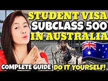 Video thumbnail for STUDENT VISA in Australia 🇦🇺 | SUBCLASS 500 COMPLETE APPLICATION GUIDE