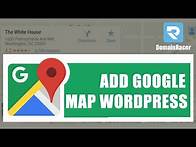 Video thumbnail for Easy Way to Add Google Maps to Your WordPress Website : 2024