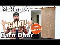 Video thumbnail for Making and Installing a Barn Door || Insanely Easy Barn Door