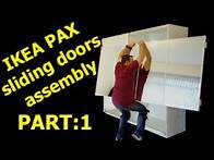 Video thumbnail for IKEA PAX WARDROBE Sliding doors assembly (Part 1)