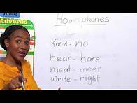 Video thumbnail for English Language - Grade 4: Homophones