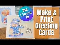 Video thumbnail for 🎨 Create & Print Your Own Greeting Cards Using Your Artwork! 🖼️✨