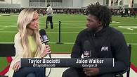 Video thumbnail for Jalon Walker talks about his 2025 NFL Draft stock at Georgia Pro Day