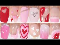 Video thumbnail for 40 VALENTINES DAY NAIL DESIGNS | huge valentines day pink nail art compilation