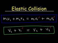 Video thumbnail for Elastic Collisions In One Dimension Physics Problems - Conservation of Momentum & Kinetic Energy