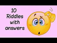 Video thumbnail for 10 easy riddles with answers