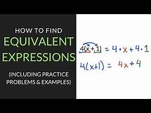 Video thumbnail for Equivalent Expressions | 6th Grade | Mathcation.com