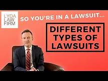 Video thumbnail for The Different Types of Lawsuits (Explained) | Civil, Criminal, Administrative