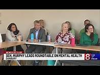 Video thumbnail for Murphy holds roundtable discussion about mental health support in Connecticut