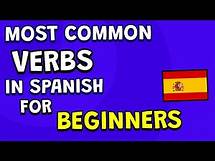 Video thumbnail for The 30 MOST COMMON VERBS in Spanish! 🇪🇸, Spanish for Beginners 🌟