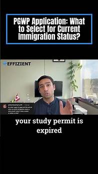 Video thumbnail for PGWP Application: What to Select for Current Immigration Status?