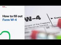 Video thumbnail for ✔️ How to Fill Out W-4 Form in 2025 ✔️ Easy Guide with an Example