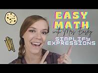 Video thumbnail for SIMPLIFY EXPRESSIONS [Order of Operations using PEMDAS] 5th Grade Math