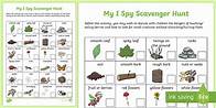 Video thumbnail for I Spy Scavenger Hunt Checklist