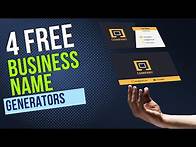 Video thumbnail for Business Name Generator - 4 Free Methods