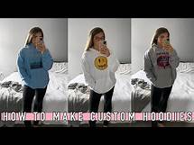 Video thumbnail for HOW TO MAKE CUSTOM HOODIES | Quick, Affordable, Easy | DAILY VLOG