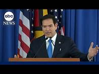 Video thumbnail for Tufts student's visa was revoked due to activism, Rubio says
