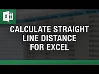 Video thumbnail for Calculate Straight Line Distance Between Multiple Locations