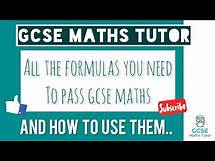 Video thumbnail for All the GCSE Maths Formulas and How to use Them!! | Higher & Foundation | Edexcel, AQA, OCR, WJEC