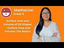 Video thumbnail for Grade 8 - Surface Area and Volume of 3D Shapes (surface area and volume: the basics)