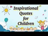 Video thumbnail for Best Inspirational Quotes for Children👦👧 - Children's Day Special! - Motivational Quotes for Kids