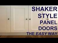 Video thumbnail for Shaker-style Panel Doors #001
