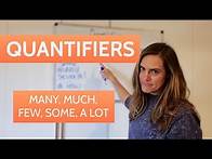 Video thumbnail for Quantifiers in English | Learning English